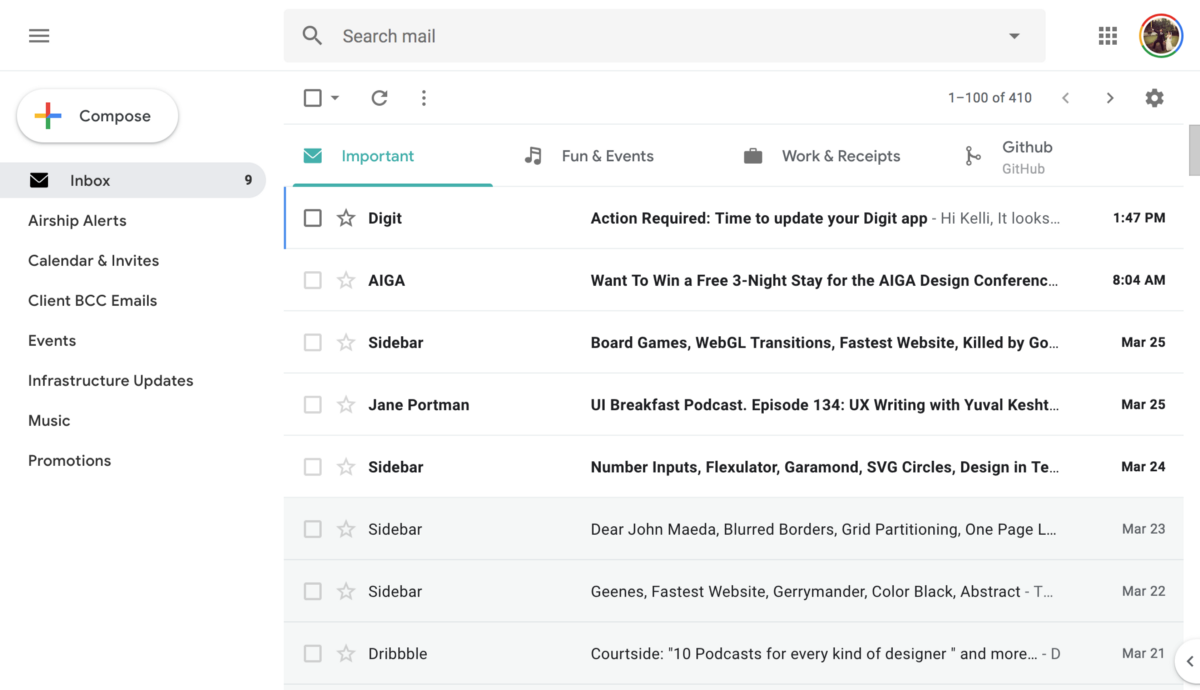 Inbox is dying. Gmail UX sucks. So I fixed it for my own sanity